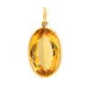 Antique 18ct Gold Citrine Pendant, 4.60ct.