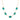 9ct Gold Antique Green Paste Necklace