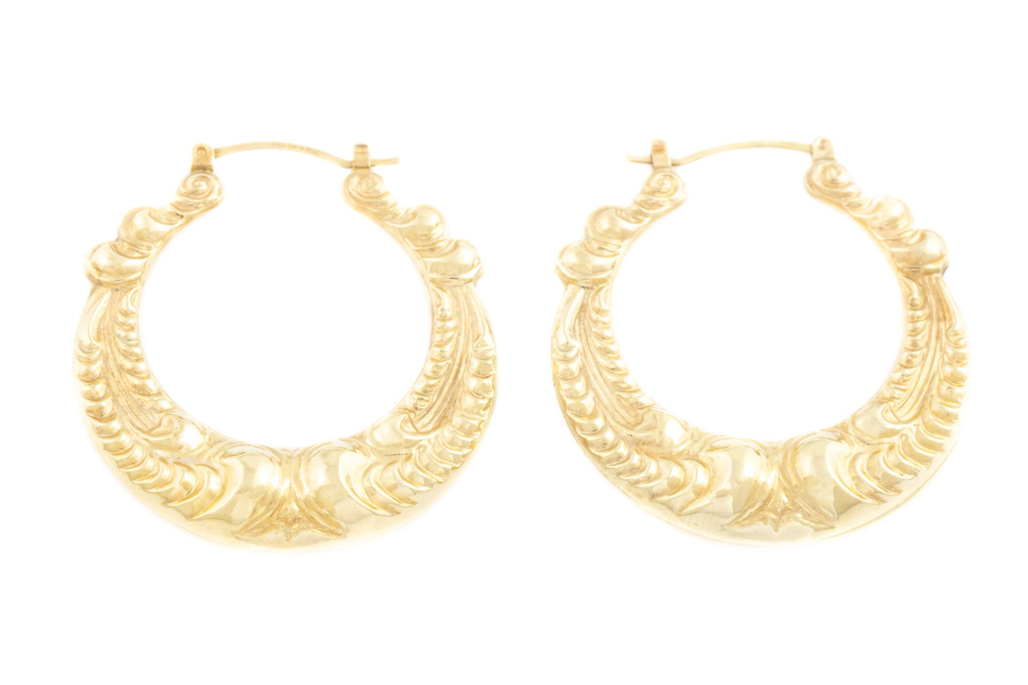 Mini Creole Gold Hoop Earrings, Côté Caché