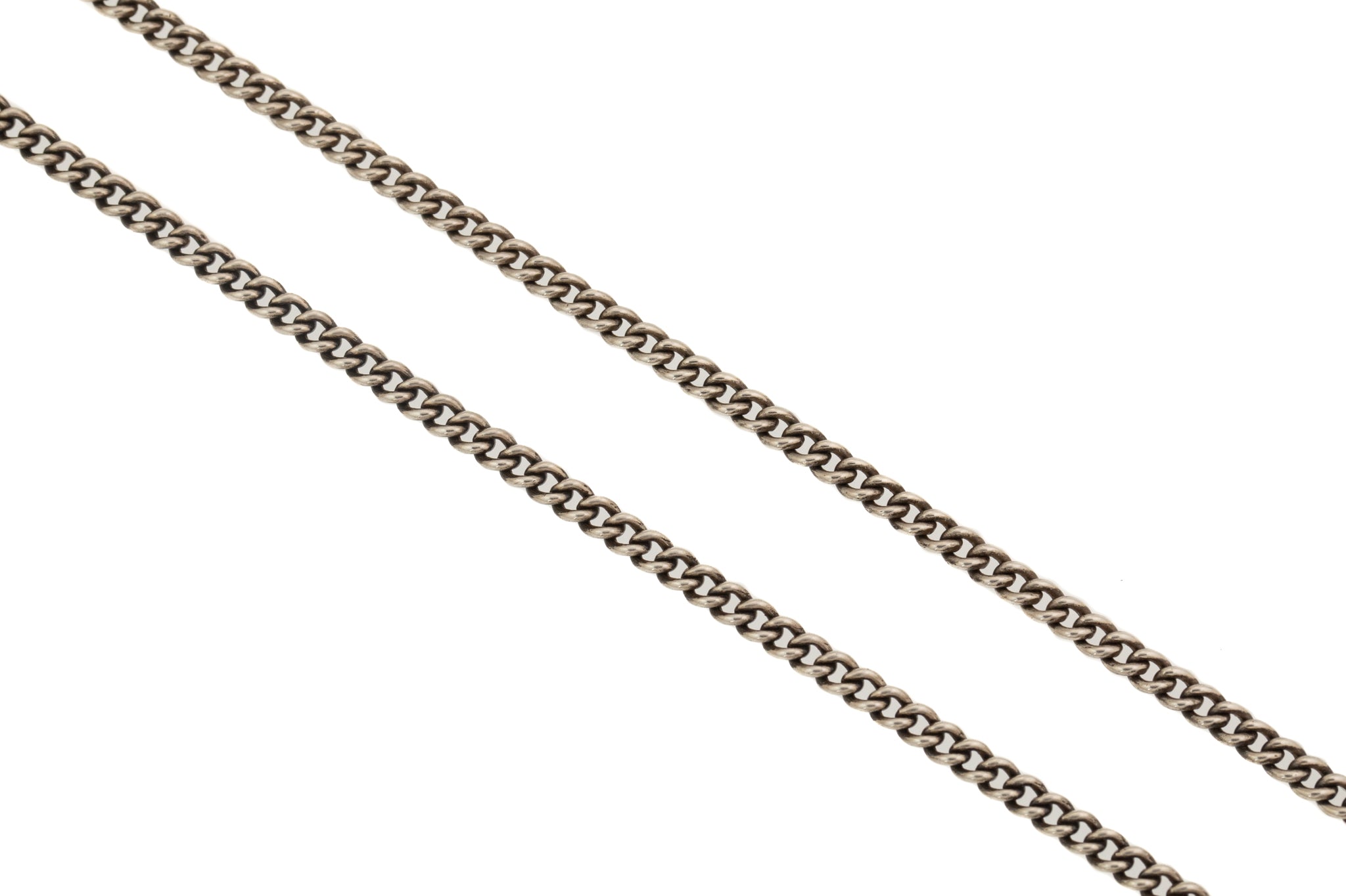 25mm Heavy Curb Silver Necklace Chain